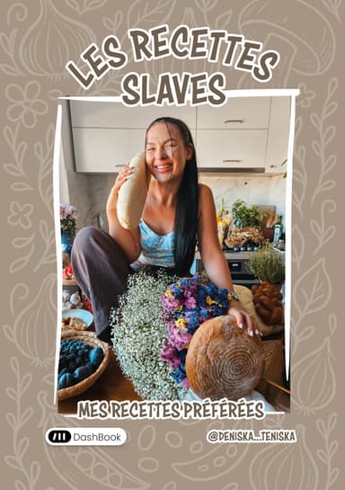 book card cover - Les recettes slaves