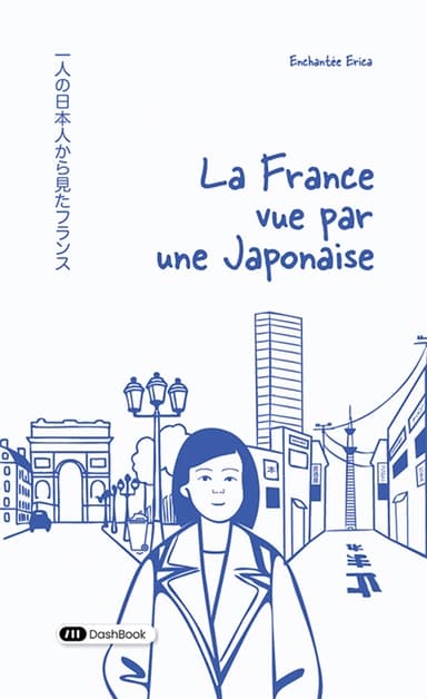 book card cover - La France vue par une Japonaise